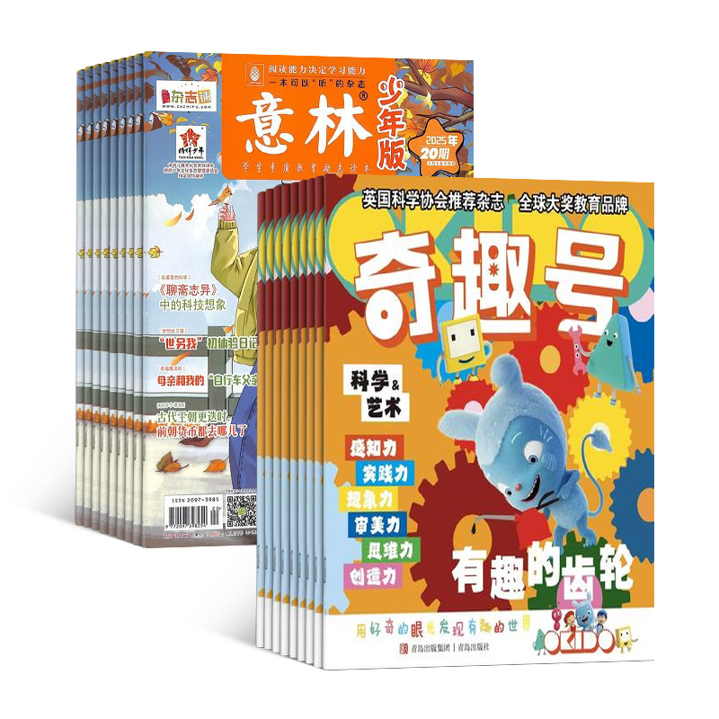 奇趣号+意林少年版(1年共24期)(组合订阅)
