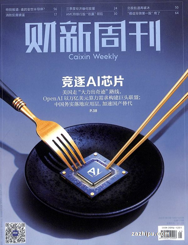 财新周刊(1年共50期)(杂志订阅)(期期包邮每月快递4次)