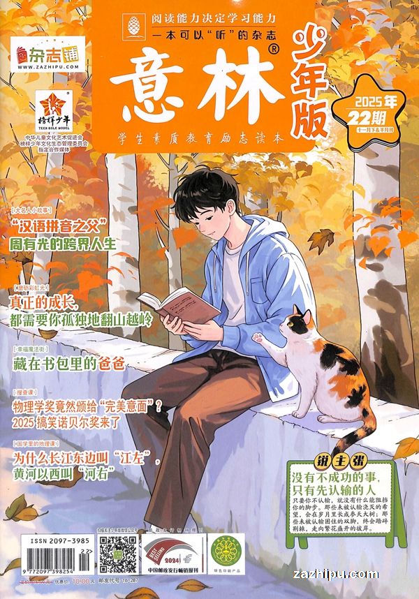 现货2025年7月起订意林少年版(1年共24期)(杂志订阅)(聚水潭)