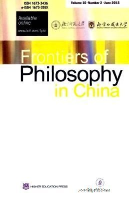 Frontiers of Philosophy in China йѧǰӢİ棩1깲4ڣ